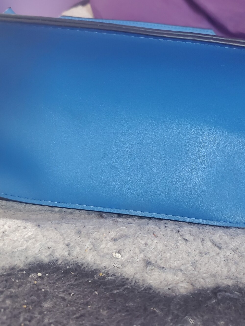 Steve Madden Bright Blue Structured Satchel - Picture 12 of 12